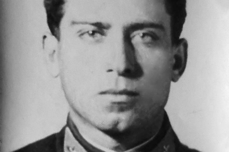 Летчик полка, лейтенант В. К. Петренко, участник разгрома Веневской группировки немцев.
